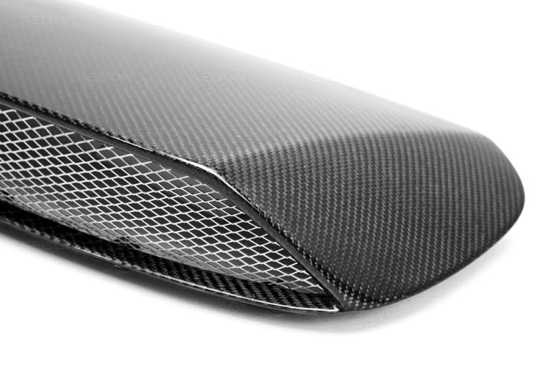 Seibon 08-10 Subaru Impreza WRX STI CWIII-Style CF Hood Scoop - Only Fits OEM Hood (Not Seibon Hood)-thumbmail-2