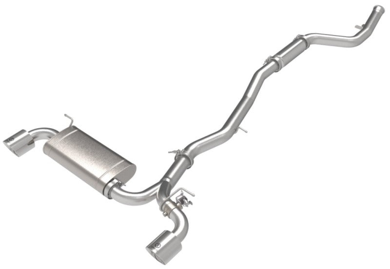 aFe POWER Takeda 2021 Toyota Supra 2.0L (t) 2.5in-3in 304 SS CB Exhaust w/ Polished Tips-thumbmail-9