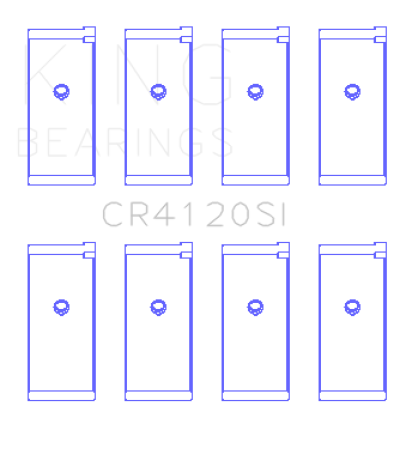 King Mitsubishi 4G63/64 DOHC (Size +0.5) Rod Bearing Set-thumbmail-2