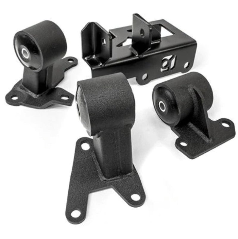 Innovative 94-01 Integra H-Series Black Steel Mounts 95A Bushings-thumbmail-1