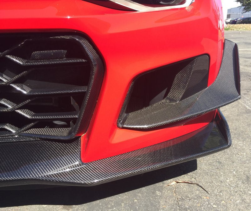 Anderson Composites 17-18 Chevrolet Camaro 1LE Carbon Fiber Type LE Air Duct Bezels-thumbmail-5