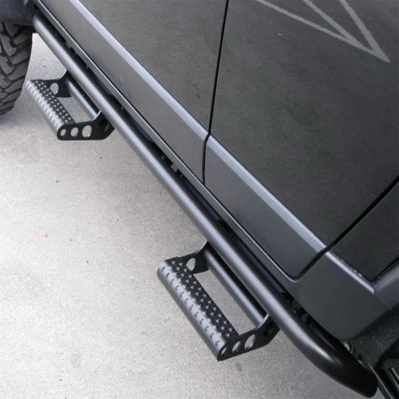 N-Fab RKR Step System 15-17 GMC - Chevy Canyon/Colorado Crew Cab - Tex. Black - 1.75in-thumbmail-2