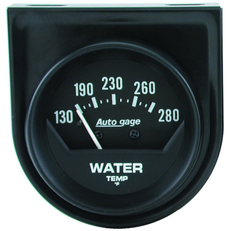 AutoMeter Gauge Console Water Temp 2in. 280 Deg. F Mech Short Sweep Black Autogage-thumbmail-1