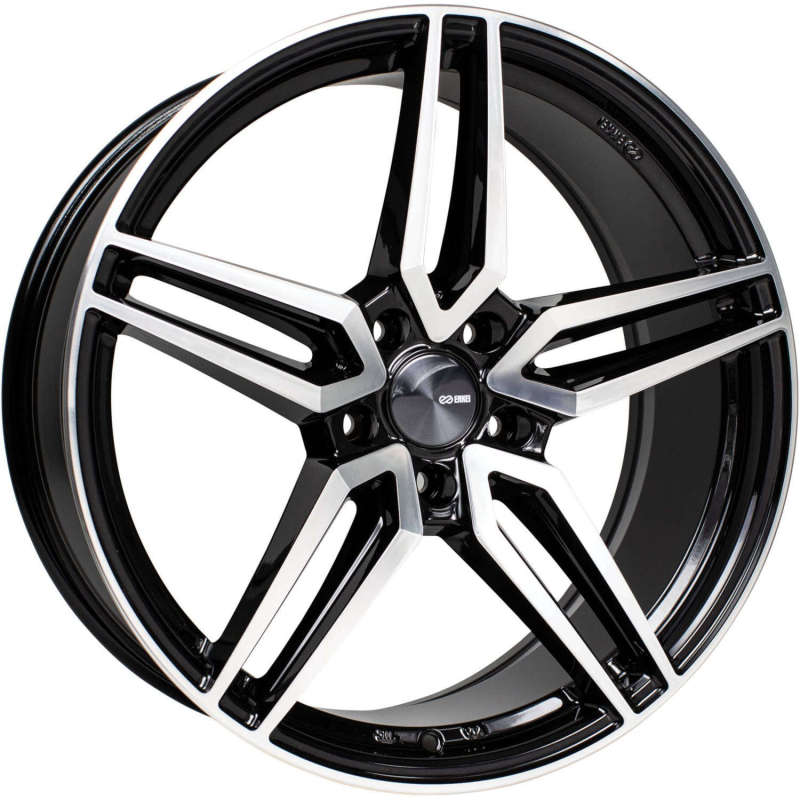 Enkei Victory 18x8 5x114.3 40mm Offset 72.6mm Bore Black Machined Wheel-thumbmail-1