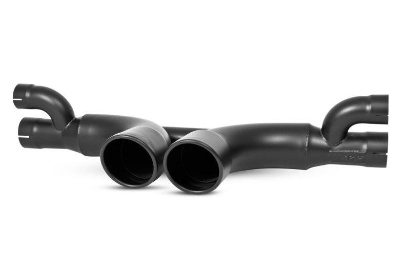 MBRP 14-15 Porsche GT3/GT3RS 3in Center Muffler Bypass 4in Tips - Black Coated-thumbmail-4