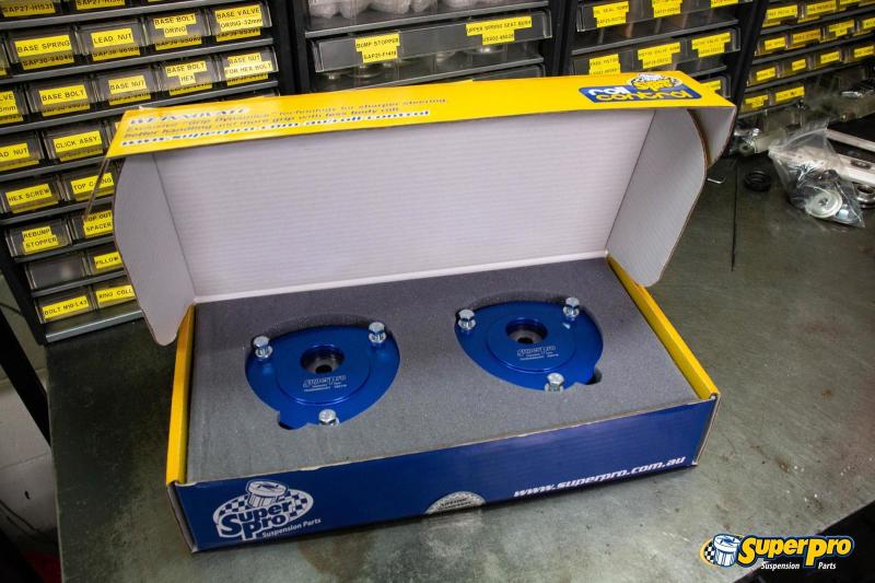 SuperPro 2015 Audi A3 Quattro Premium Front Upper Fixed Camber Offset Strut Mount Set-thumbmail-2
