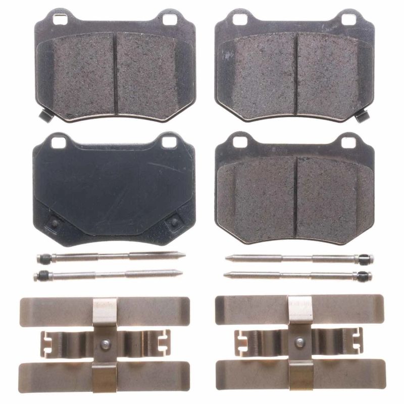 Power Stop 18-19 Subaru WRX STi Rear Z17 Evolution Ceramic Brake Pads w/Hardware-thumbmail-1