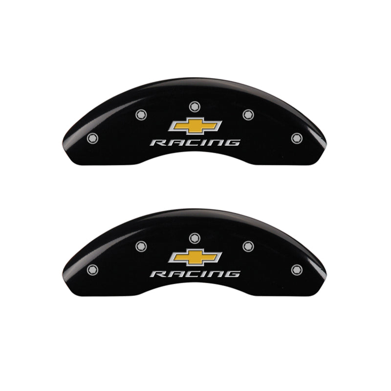 MGP 4 Caliper Covers Engraved Front Viper Rear Snake Yellow Finish Black Char 2002 Dodge Viper-thumbmail-3