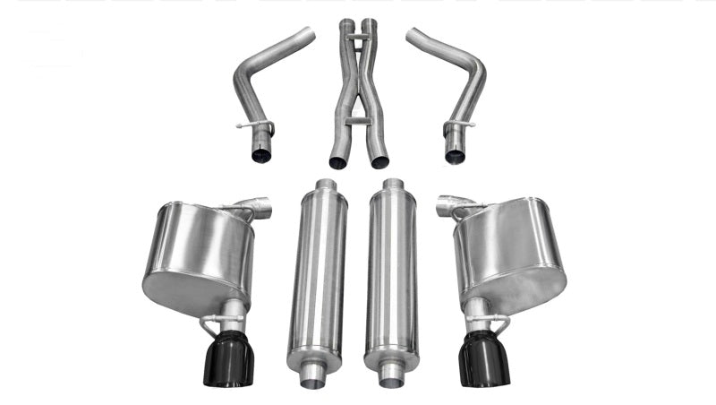 Corsa 11-13 Chrysler 300 R/T 5.7L V8 Black Xtreme Cat-Back Exhaust-thumbmail-1