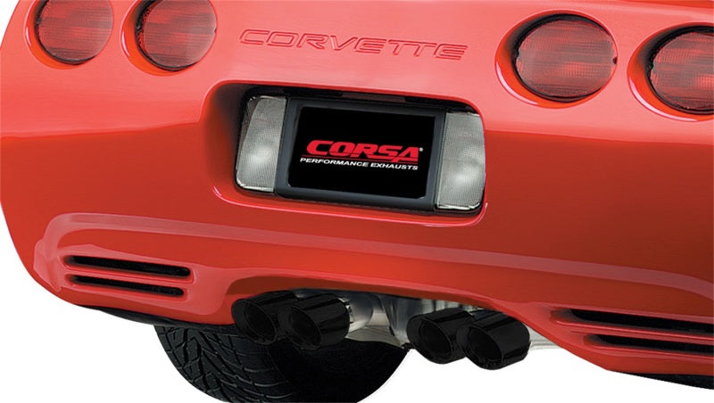 Corsa 97-04 Chevrolet Corvette C5 Z06 5.7L V8 Black Xtreme Axle-Back Exhaust-thumbmail-4