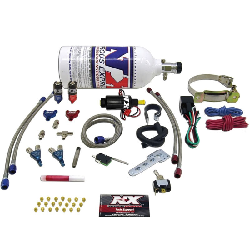 Nitrous Express 2 Cyl Piranha Nitrous Kit w/o Bottle-thumbmail-2
