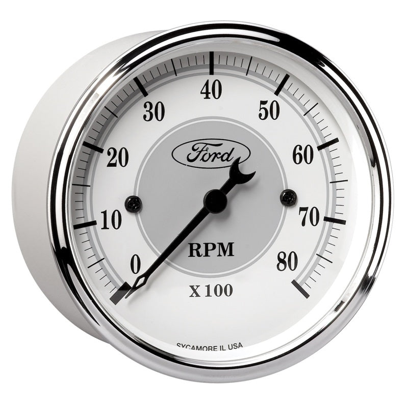 Autometer 3 1/8in In-Dash 8000 RPM Incandescent Flood Lit Tachometer