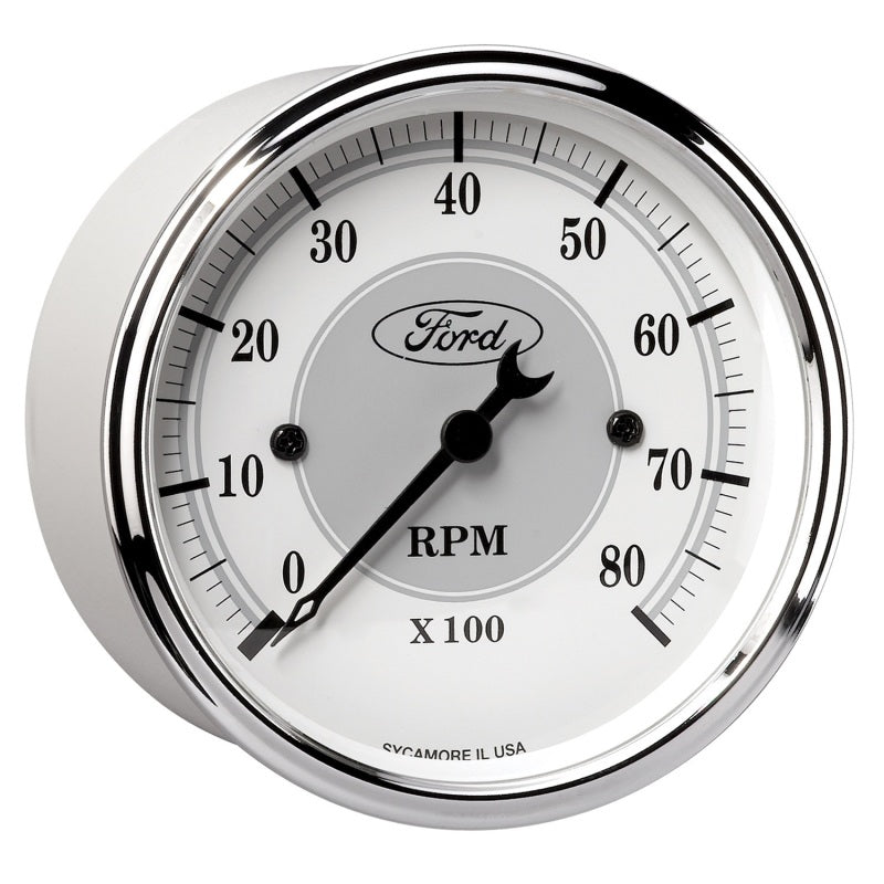 Autometer 3 1/8in In-Dash 8000 RPM Incandescent Flood Lit Tachometer-thumbmail-3