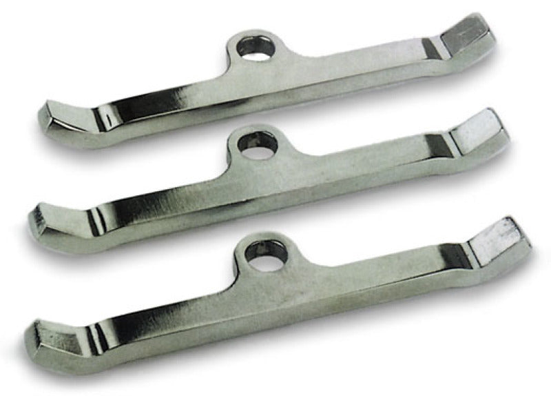 Moroso Mopar Valve Cover Hold Downs - Steel - Chrome Plated - Set of 3-thumbmail-1