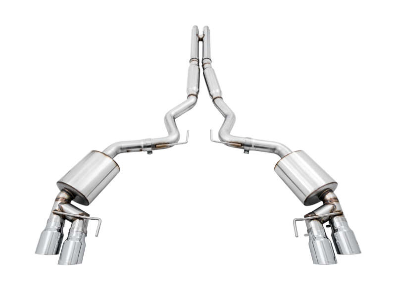 AWE Tuning 2018+ Ford Mustang GT (S550) Cat-back Exhaust - Touring Edition (Quad Chrome Silver Tips)-thumbmail-10