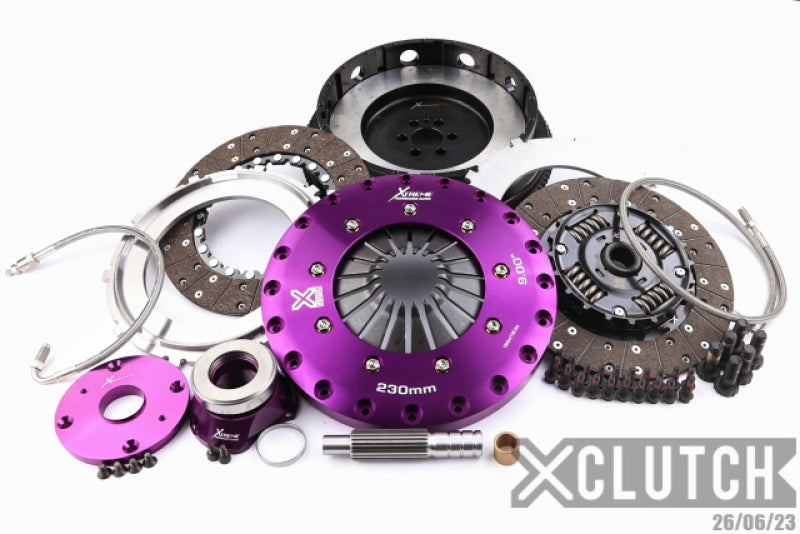 XClutch 99-02 Nissan Skyline GT-R 2.6L 9in Twin Sprung Organic Clutch Kit-thumbmail-1