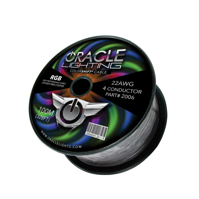 Oracle 22AWG 4 Conductor RGB Installation Wire 100M (328ft) Spool - RGB-thumbmail-3