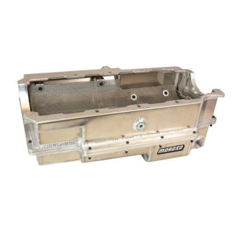 Moroso Donovan 500 & 700 BBC 2-Piece -16AN Ext Wet Sump Aluminum Oil Pan w/Double Power Kick Out-thumbmail-1