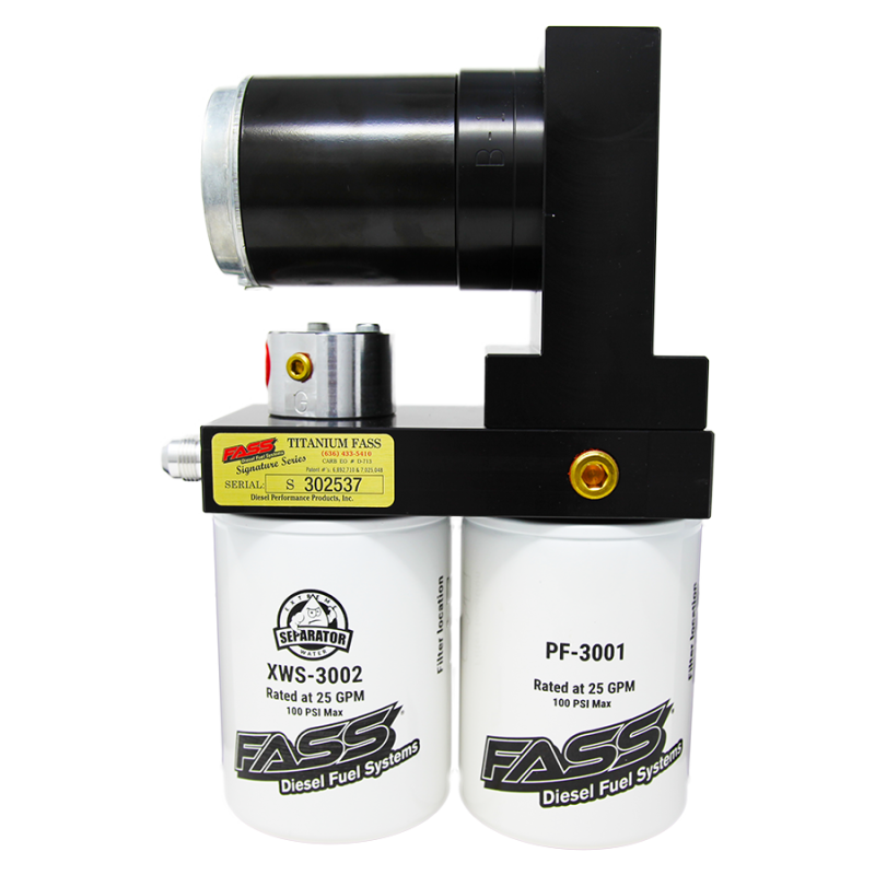 FASS 98.5-04.5 Dodge 2500/3500 Cummins 165gph Titanium Fuel Air Separation System TS D08 165G-thumbmail-2