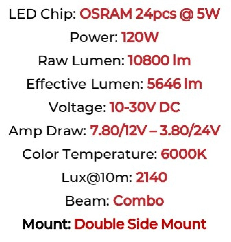 Go Rhino Xplor Blackout Combo Series Sgl Row LED Light Bar w/Amber (Side/Track Mount) 31.5in. - Blk-thumbmail-12