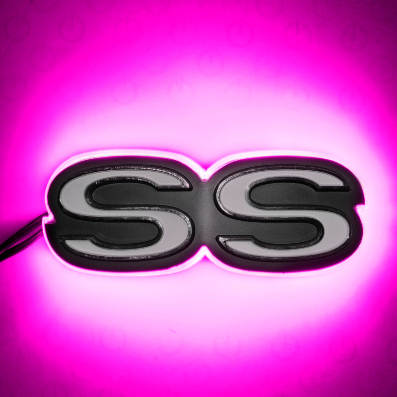 Oracle Chevrolet Camaro SS Illuminated Emblem - Pink-thumbmail-7