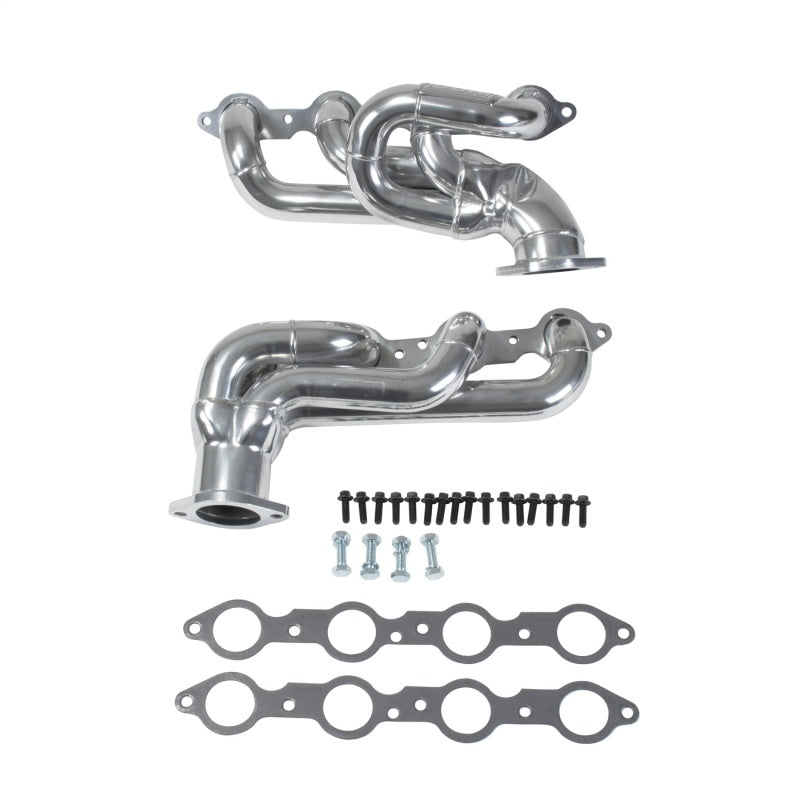 BBK 10-15 Camaro LS3 L99 Shorty Tuned Length Exhaust Headers - 1-3/4 Silver Ceramic-thumbmail-3