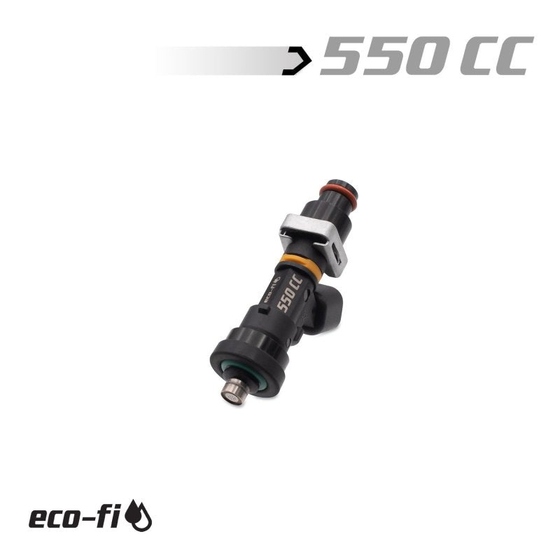 BLOX Racing Eco-Fi Street Injectors 550cc/min w/1/2in Adapter Honda B/D/H Series (Single Injector)-thumbmail-1