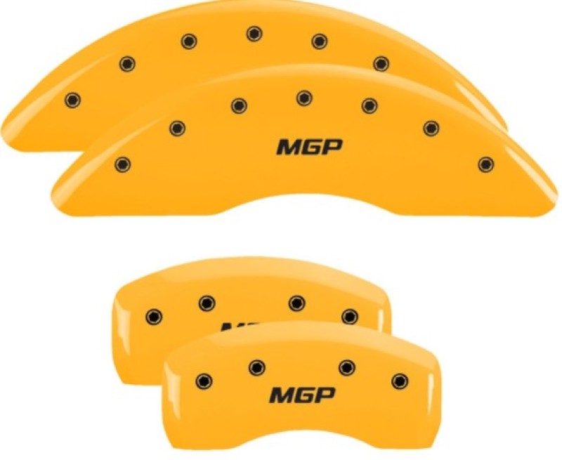 MGP 4 Caliper Covers Engraved Front & Rear MGP Yellow Finish Black Char 2017 Kia Sportage-thumbmail-2