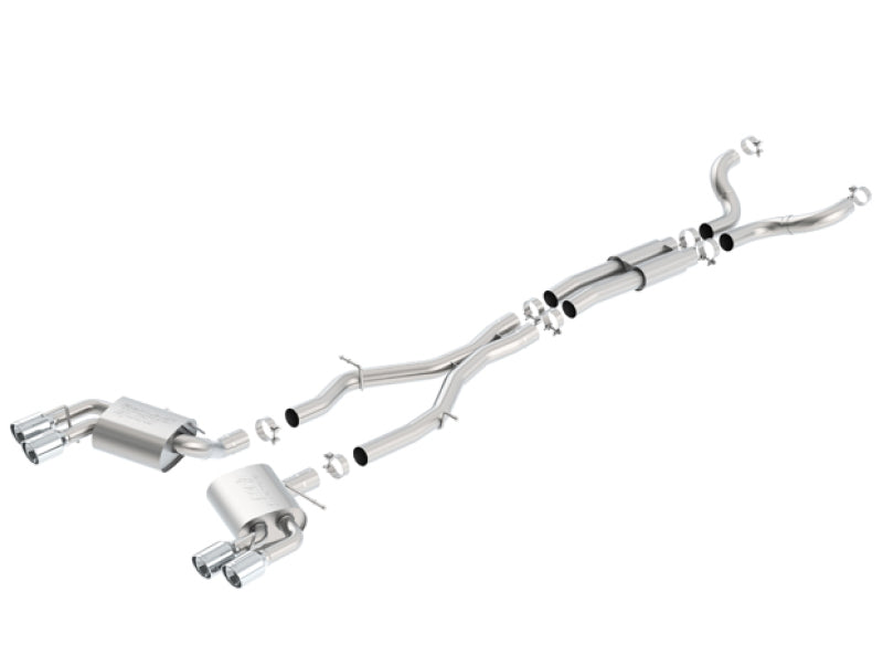 Borla 16-17 Camaro SS 6.2L Dual Tip Dual Split Rear Exit Dual Mode Catback Exhaust (NPP)-thumbmail-2