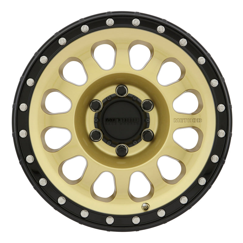 Method MR315 17x8.5 0mm Offset 6x5.5 106.25mm CB Gold/Black Street Loc Wheel-thumbmail-2