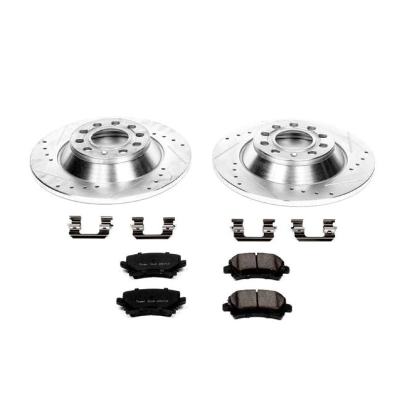 Power Stop 05-11 Audi A6 Rear Z23 Evolution Sport Brake Kit-thumbmail-1