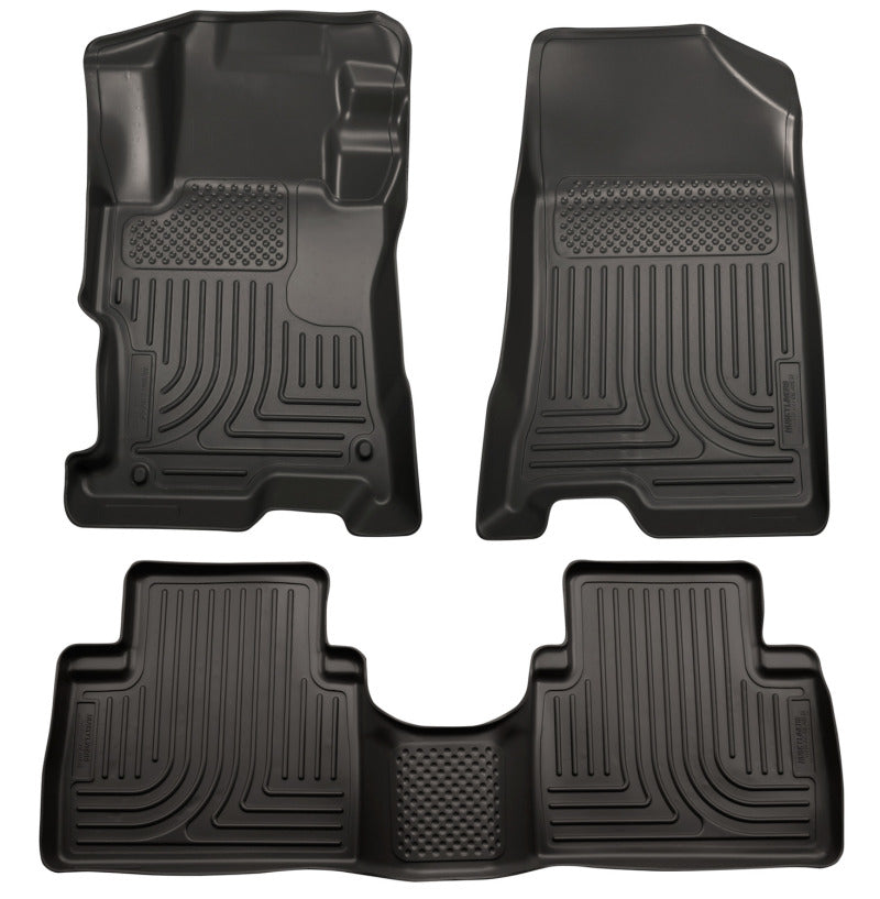 Husky Liners 11-12 Hyundai Sonata WeatherBeater Combo Black Floor Liners-thumbmail-1