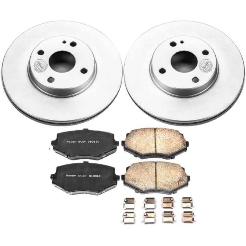 Power Stop 94-97 Mazda Miata Front Z17 Evolution Geomet Coated Brake Kit-thumbmail-1