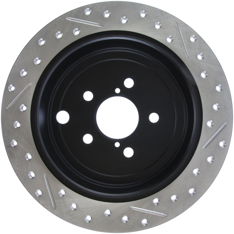 StopTech 08-10 Impreza WRX (Exc STi)/08-10 Impreza Coupe/Sedan Slotted & Drilled Right Rear Rotor-thumbmail-14