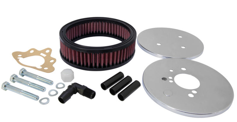 K&N Custom Round Racing Assembly Red 5.875in OD x 2.406in ID x 1.75in Height-thumbmail-2