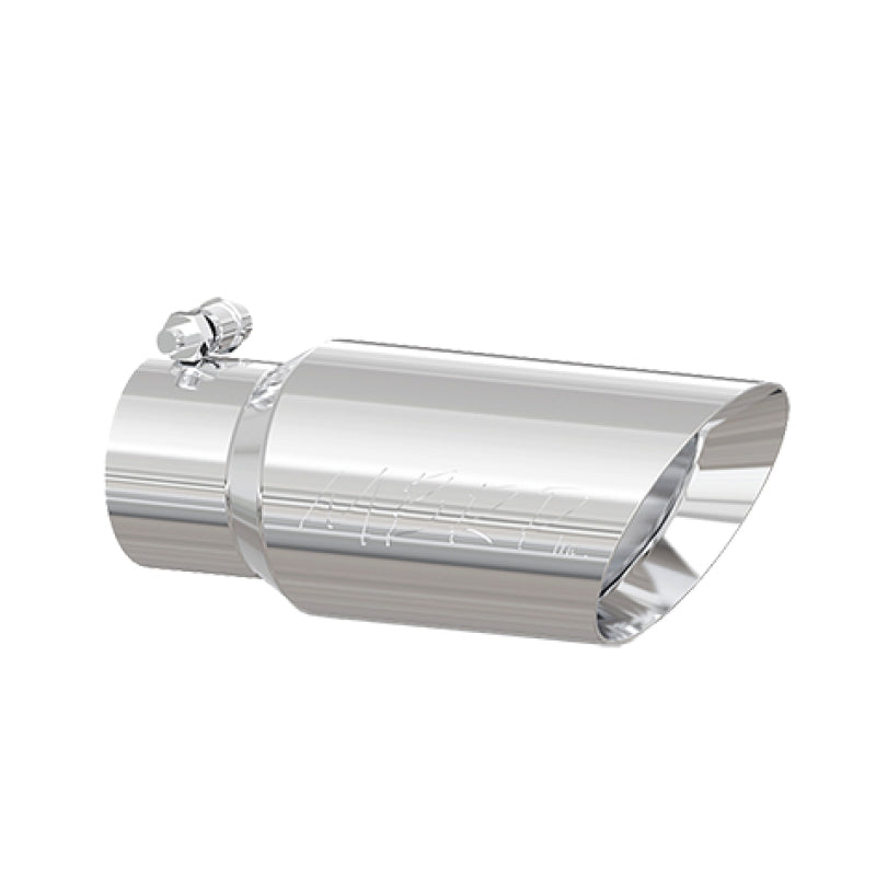MBRP Universal Tip 4in OD 3in Inlet 10in Length Dual Wall Angled End T304-thumbmail-3