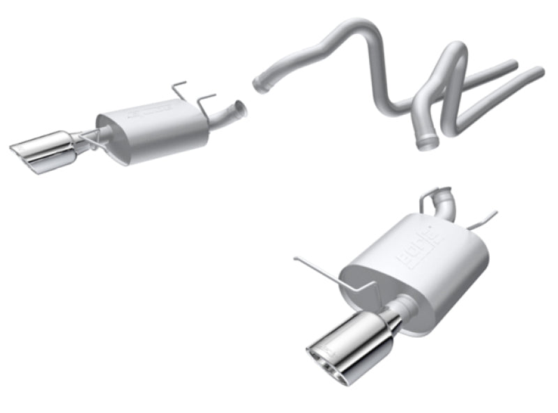 Borla 2011 Ford Mustang 3.7L 6cyl 6spd RWD SS S-Type Catback Exhaust-thumbmail-2
