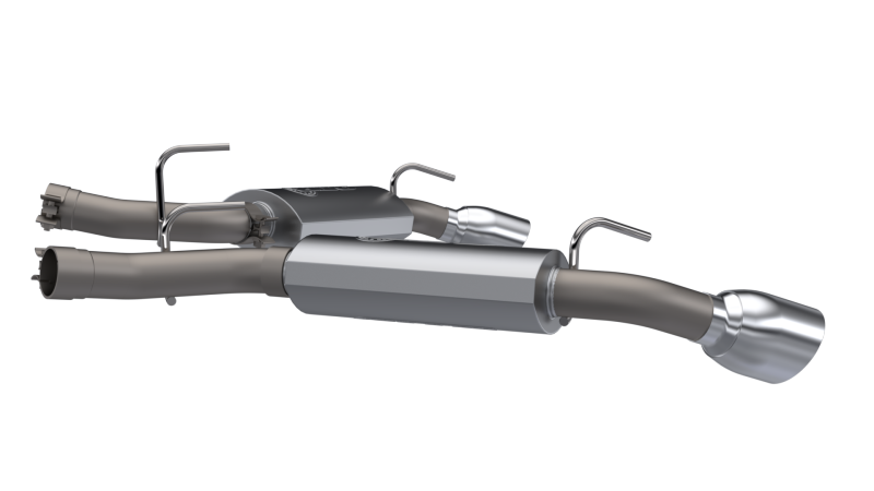 QTP 10-13 Chevrolet Camaro SS 6.2L 304SS AR3 Axle Back Exhaust w/4.5in Tips-thumbmail-4