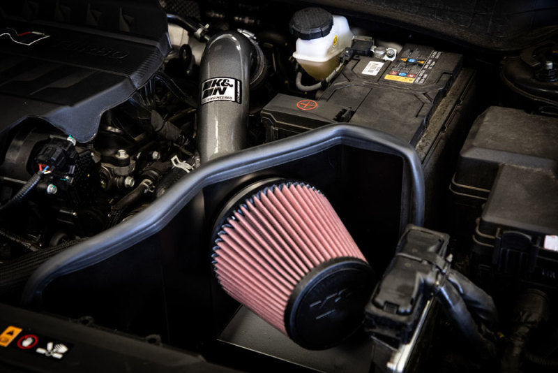 K&N 2022 Hyundai Elantra N 2.0L L4 Silver Typhoon Intake-thumbmail-3