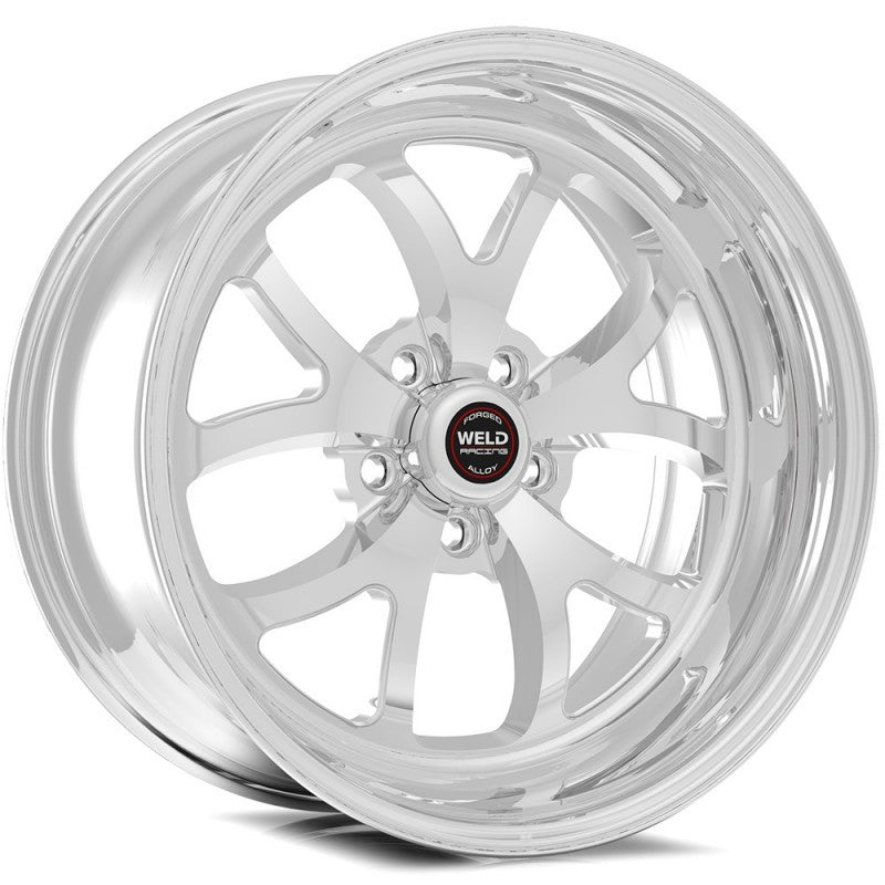 Weld S76 15x9 / 5x4.5 BP / 6.5in. BS Polished Wheel (Medium Pad) - Black Single Beadlock MT-thumbmail-2