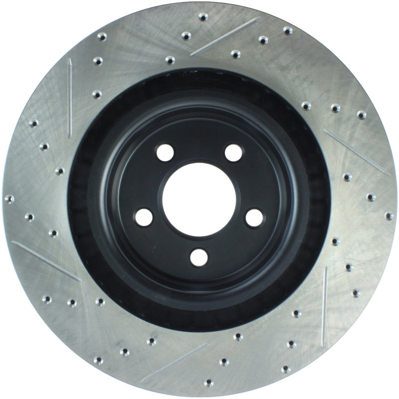 StopTech SportStop 06-09 Chrysler SRT-8 Front Left Drilled & Slotted Rotor-thumbmail-7