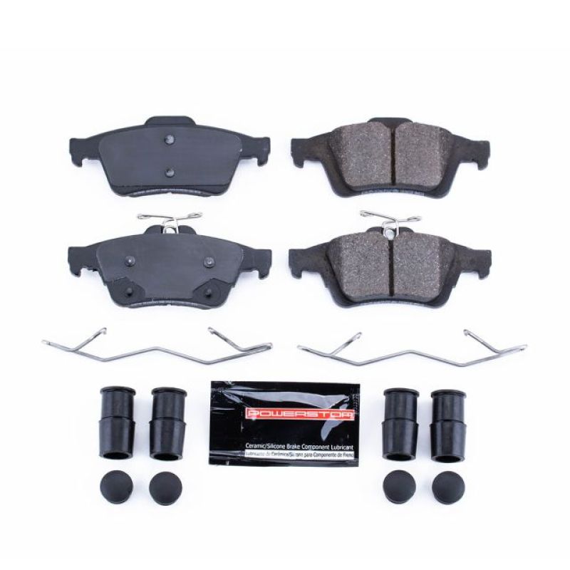 Power Stop 2016 Ford Focus Rear Z23 Evolution Sport Brake Pads w/Hardware-thumbmail-1
