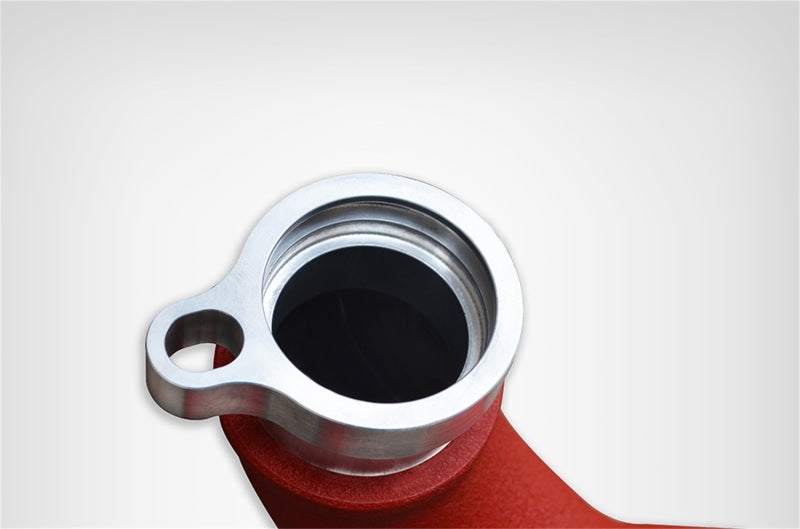 Injen 15-16 BMW M3(F80)/M4 (F82/83) 3.0L L6 Twin Turbo 2PC Aluminum Int. Charge Pipe - Wrinkle Red-thumbmail-2