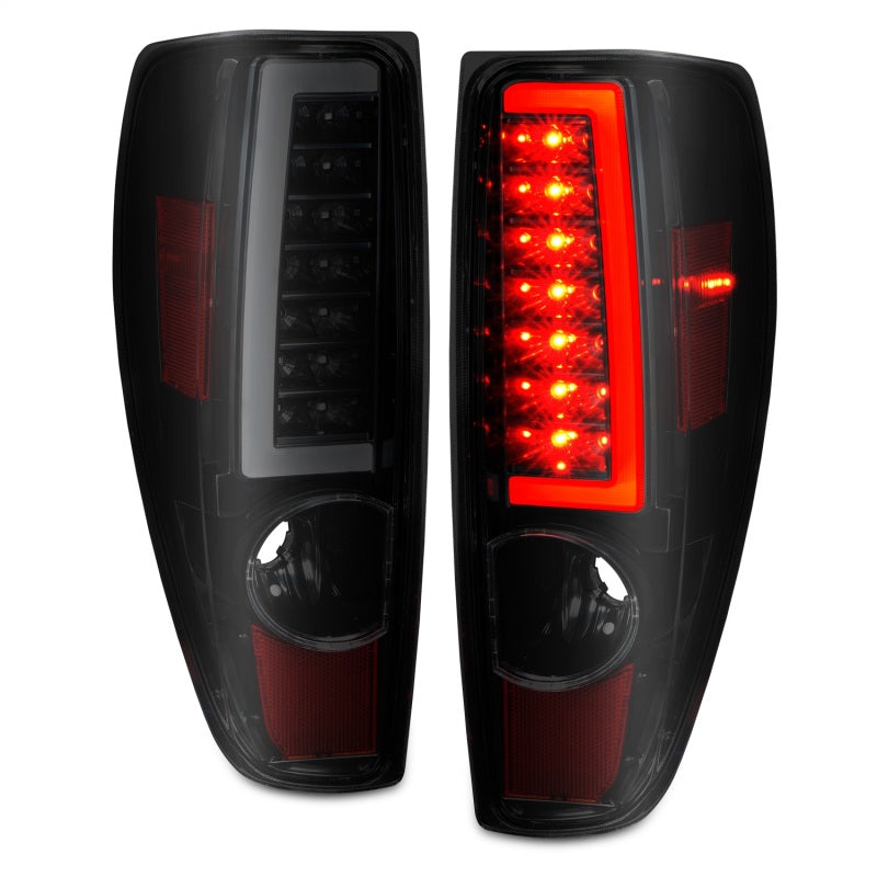 ANZO 2004-2012 Chevrolet Colorado/ GMC Canyon LED Tail Lights w/ Light Bar Black Housing Smoke Lens-thumbmail-12