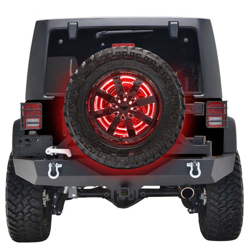 Oracle LED Illuminated Wheel Ring 3rd Brake Light - Red-thumbmail-5