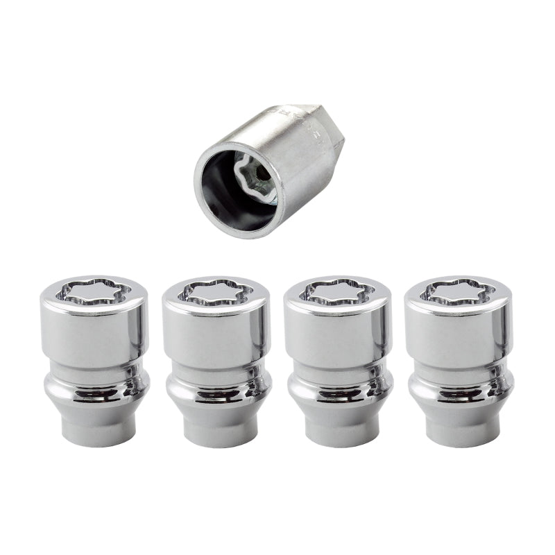 McGard Wheel Lock Nut Set - 4pk. (Uni-Lug) M12X1.5 / 13/16 Hex / .197in. Shank / 1.375in. L - Chrome-thumbmail-7