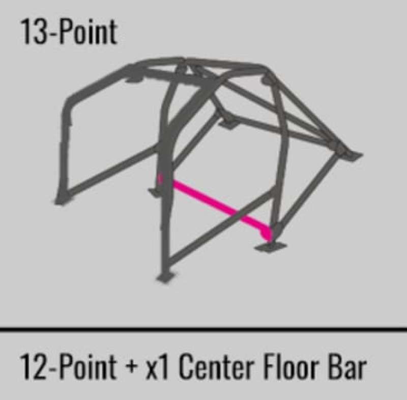 Cusco Safety21 2 Passenger 13pt Thru Dash Roll Cage 99-06 Toyota Celica ZZT231-thumbmail-1
