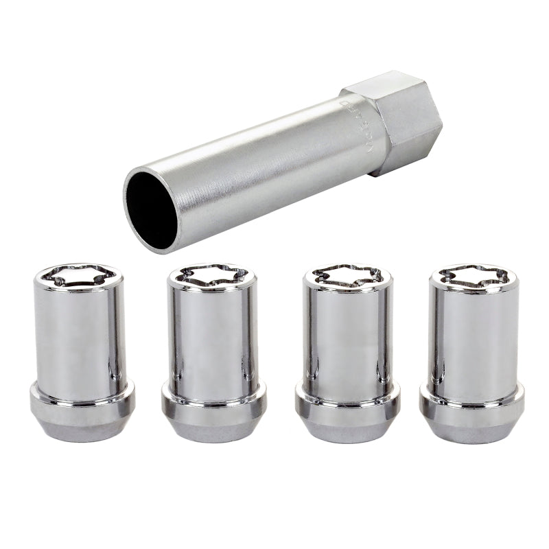 McGard Wheel Lock Nut Set - 4pk. (Tuner / Cone Seat) M12X1.5 / 13/16 Hex / 1.24in. Length - Chrome-thumbmail-4