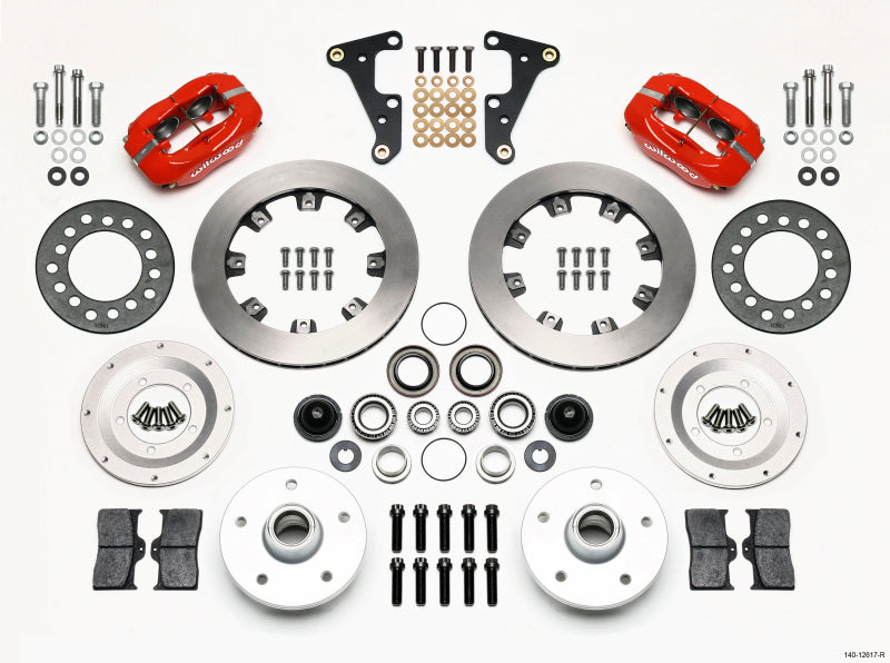 Wilwood Forged Dynalite Front Kit 11.75in Red 40-52 Oldsmobile-thumbmail-1