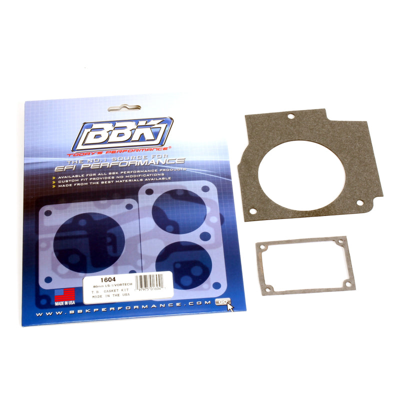 BBK 98-03 Camaro Firebird LS1 80mm Throttle Body Gasket Kit-thumbmail-3